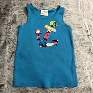 5/$25 • Hanna Andersson • Embroidered Anchor Tank